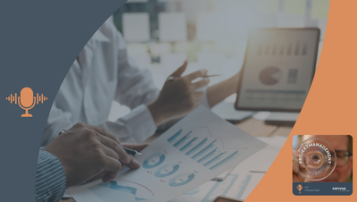 Studie #Shifthappens - Transformation & PMO Das Bild zeigt einen geöffneten Bericht mit Datenvisualisierungen, Diagrammen und Analysen, der auf einem modernen Schreibtisch liegt. Die Farben und das Layout vermitteln einen professionellen und datengetriebenen Eindruck. Dieses Bild repräsentiert die 42. Folge des Corivus-Projektmanagement-Podcasts, die sich mit der aktuellen Studie #ShiftHappens 2024 befasst und Einblicke in Veränderungen und Trends im Projektmanagement gibt.